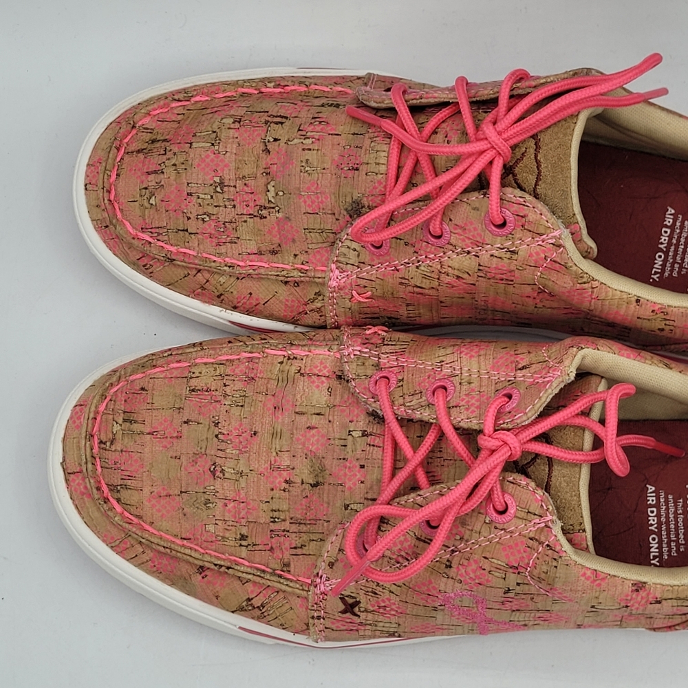 Twisted X Breast Cancer Awareness Shoes Size 8.5 M - Picture 11 of 16
